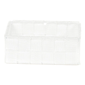 Compactor Organizator depozitare pentru sertar M TEX, 18 x 12 x 7 cm, alb