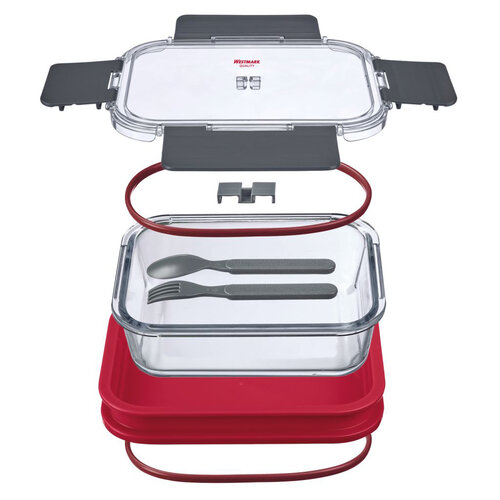 Westmark škatla za malico COMFORT 1,74 l, rdeča