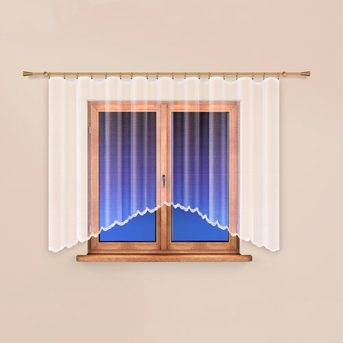 4Home Pöttyös mini függöny, 300 x 145 cm