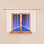 4Home Záclona Bodky mini, 300 x 145 cm