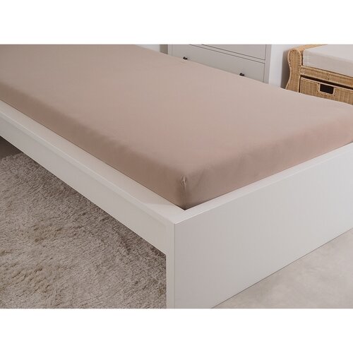 Cearșaf de pat 4Home jersey Ideal, nuc, 180 x 200 cm