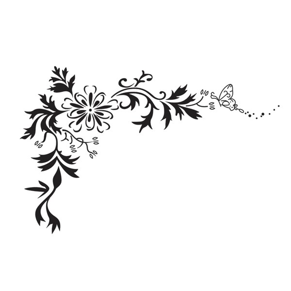 Samolepiaca dekorácia motýľ v pokušení,