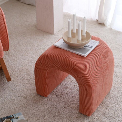 Polsterhocker Nu Coral