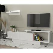 Asos White TV-szekrény polccal