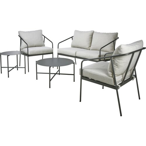 Gartenmöbel Set Dover, 5 Teile, Metall