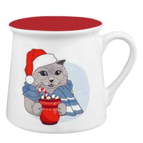 Toro Keramikbecher Xmas Cat, 290 ml