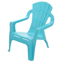 Dziecięce krzesło plastikowe Riga, niebieski, 33 x 44 x 37 cm
