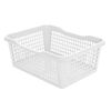 Пластиковий кошик 35,9 x 26,9 x 13 см, білий
