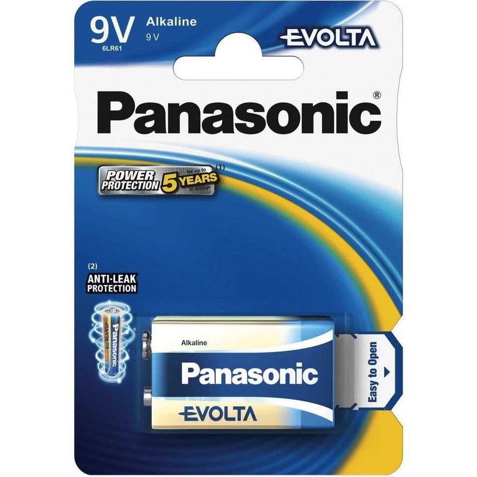 Panasonic Baterie 6LR61EGE/1BP EVOLTA