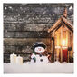 LED Obraz na plátne Homme de neige, 30 x 30 cm