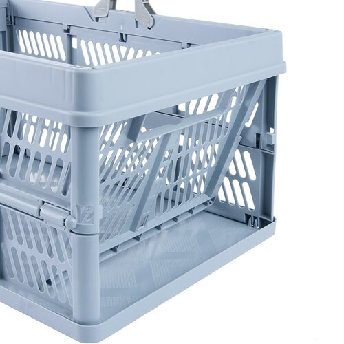 Keeeper Skladací košík Ella L Nordic Blue 23 l