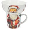 Santa reggeliző szett, 2 db, porcelán