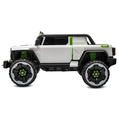 Baby Mix Detské elektrické autíčko Flexibilné,biele