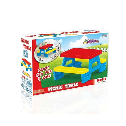 Masă de picnic pentru 4 copii