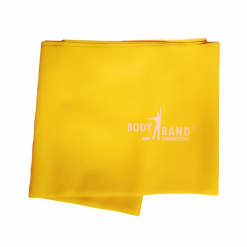 Bandă elastică de fitness Body-Band 2,5 m, galbenă