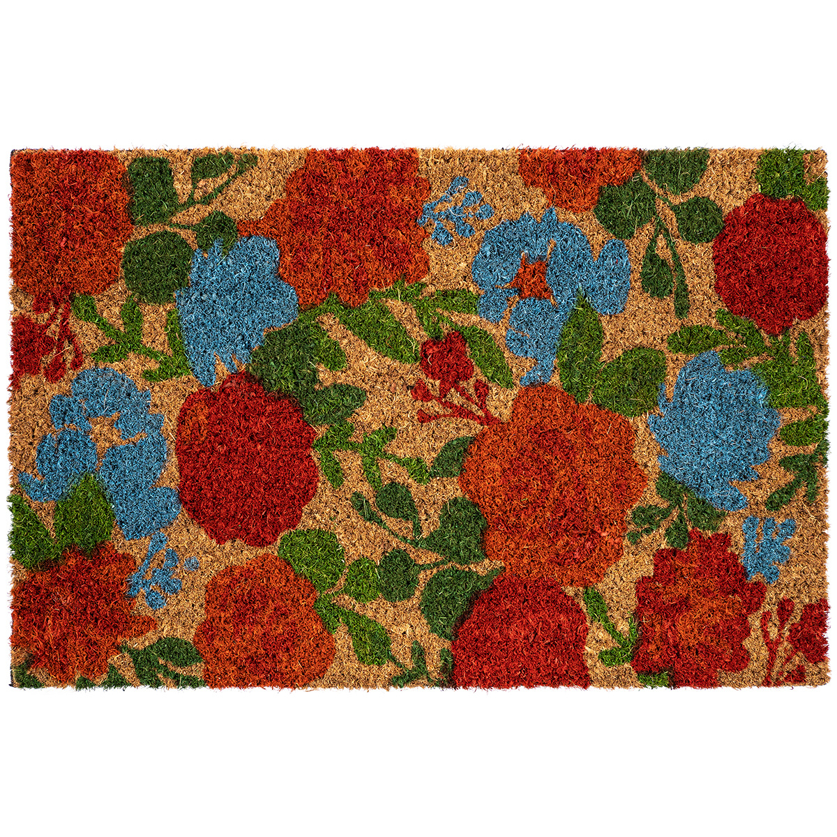 Trade Concept Kokosová rohožka Květiny barevná, 40 x 60 cm