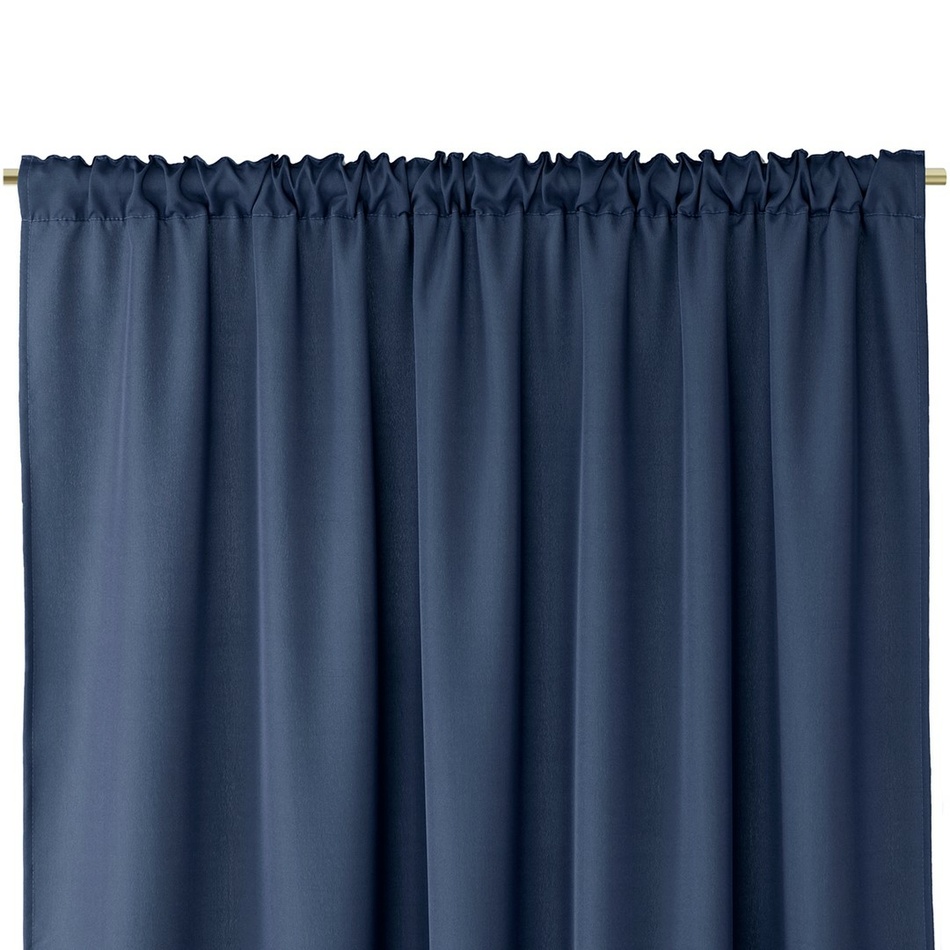 Obrázok AmeliaHome Záves Oxford Pleat navy, 140 x 250 cm