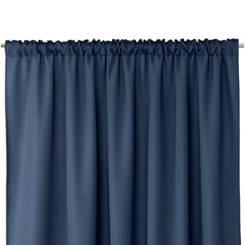 Restilo Záves Oxford Pleat navy, 140 x 250 cm