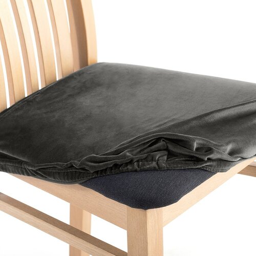 Restilo Husă elastică pentru scaun Sento gri închis, 40 x 40 + 5 cm