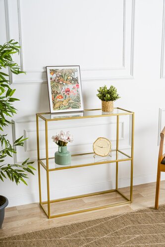 Dekorativer Tisch Berra Gold