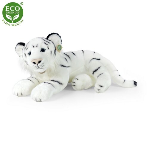 Rappa ECO-FRIENDLY plüss fehér tigris, 60 cm