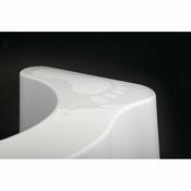 SAPHO ST002 podstavek za WC, 39 x 22 x 17 cm, bela