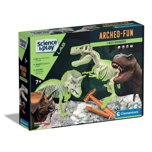 Set Excavări - T-Rex + Triceraptos Clementoni