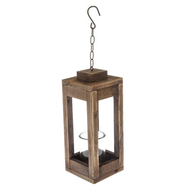 Дерев'яний підвісний свічник Candeliereкоричневий, 30 x 12 см