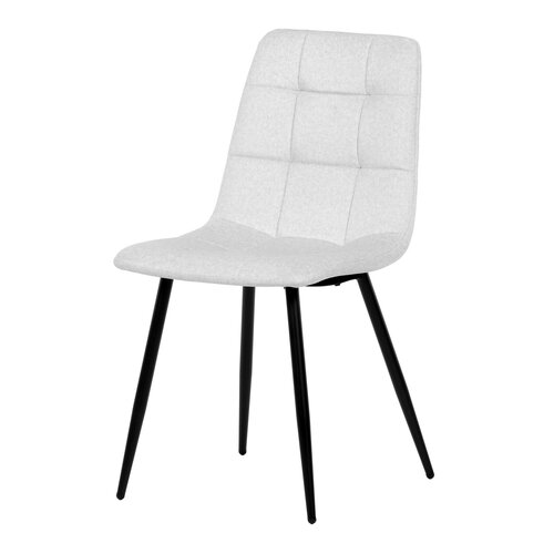 Zestaw obiadowy z ceramiki spiekanej i metalu, 5 szt., biały