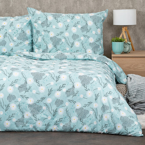 4Home Бавовняна постільна білизна Chamomile, 160 x 200 см, 70 x 80 см