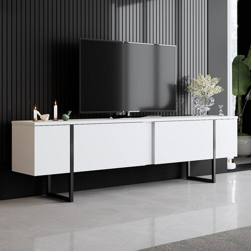 Măsuță TV Luxe White and Black