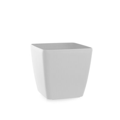 Flower Lover Ghiveci Quadrato Easy matt alb, 18 cm