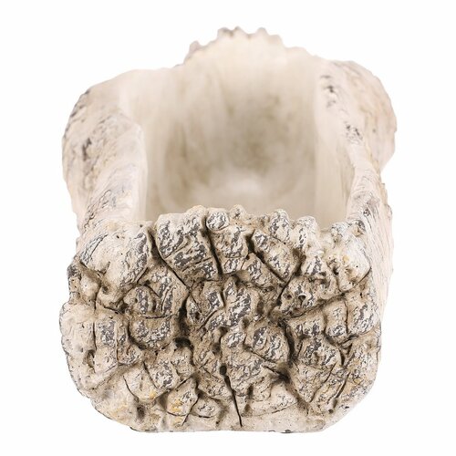 Husă pentru flori - jardiniere, imitație demesteacăn, 32 x 12 x 8 cm