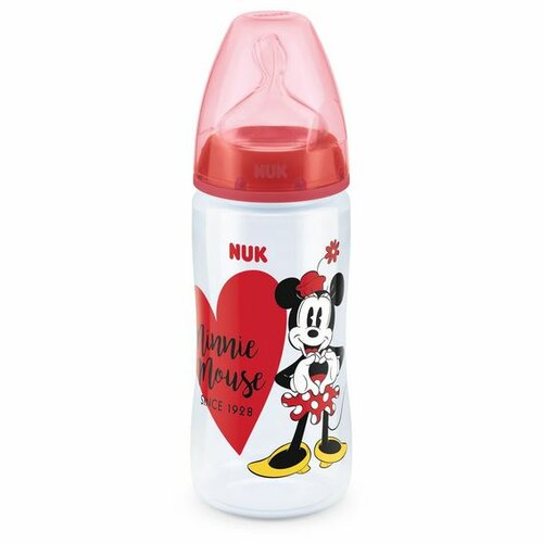 Obrázok NUK Dojčenská fľaša NUK Disney Mickey 300 ml Minnie červená