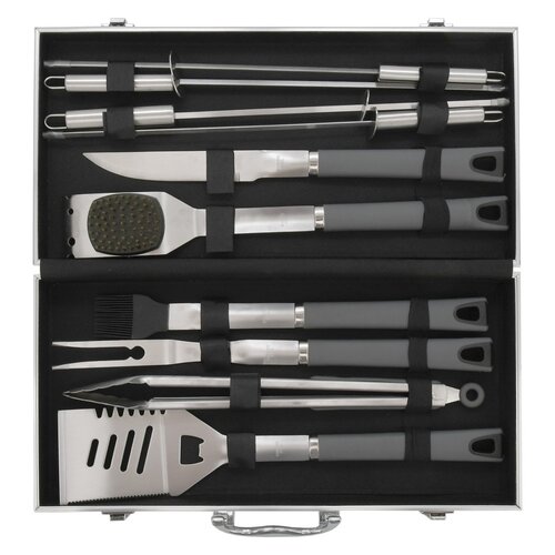 Cattara Grillwerkzeug-Set Grey line, 11 Teile