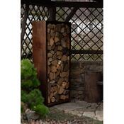 Magazie de lemne Stora pentru grădină 180 x 90 x 40 cm, corten CORGARDEN 1034
