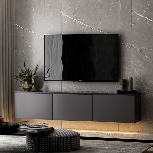 TV stolík Neon Illuminated Anthracite