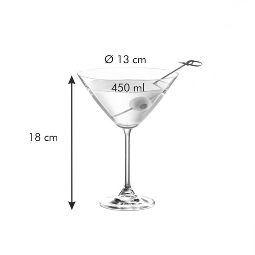 Tescoma Sklenice na martini CHARLIE, 450 ml