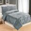 Lenjerie de pat micro-pluș Symbol gri deschis , 140 x 200 cm, 70 x 90 cm