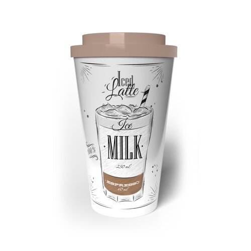 Banquet Potovalni dvodelni lonček COFFEE 0,5 l,Iced latte