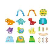 Set Trenuleț cu dinozauri Hape