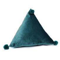 Domarex Polštář pyramida Trevi Velvet zelená, 40 x 40 x 40 cm Domarex Polštář pyramida Trevi Velvet zelená, 40 x 40 x 40 cm