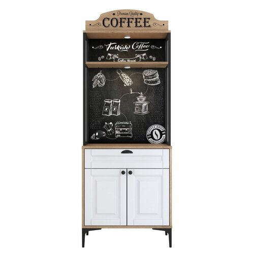 Schrank Jehy Walnut and White