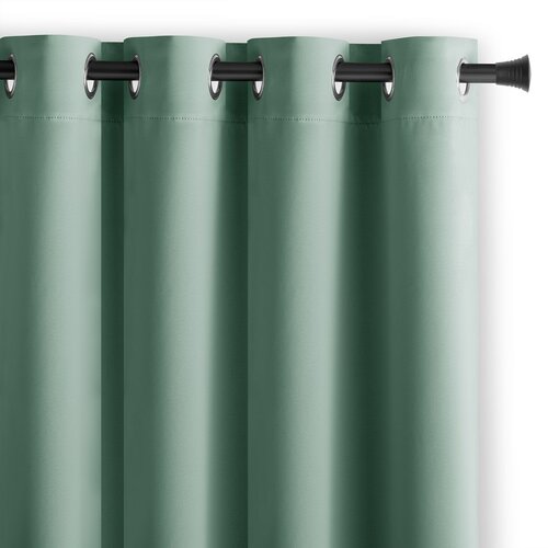 AmeliaHome Vorhang Blackout EYELETS Mint, 140 x 245 cm