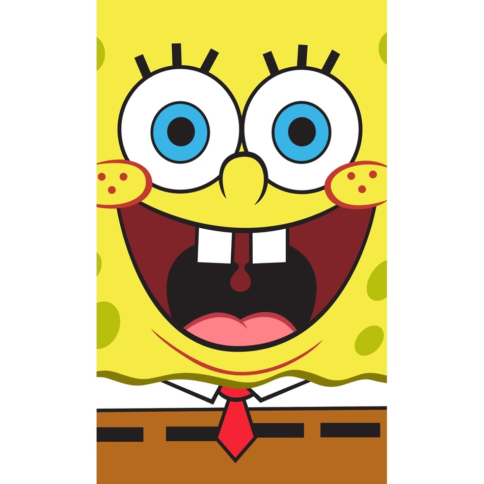 Obrázok Carbotex Detský uterák Sponge Bob Face, 30 x 50 cm