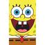 Dětský ručník Sponge Bob Face, 30 x 50 cm