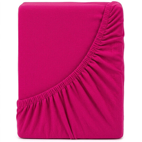 4Home Jersey-Spannbettlaken Rosa, 180 x 200 cm