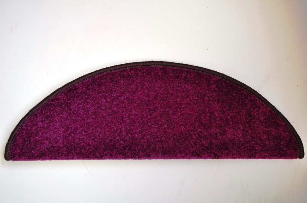 Vopi Kobercové nášlapy na schody Eton 24 x 65 cm - Fialová