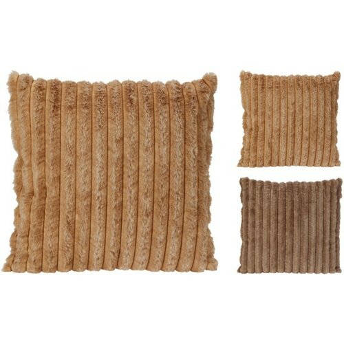 Kissen Stripes braun, 45 x 45 cm
