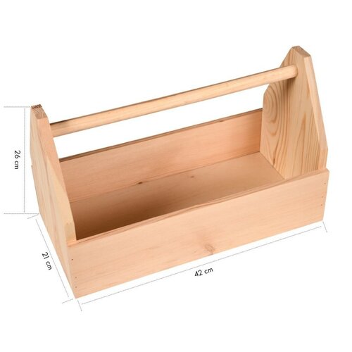 Kesper 69576 Box na náradie borovice 42 x 21 x 26cm